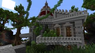 Screenshot of the Minecraft Bedrock Marketplace product Red Flying Fortress created by RareLoot.