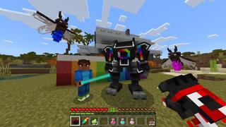 Screenshot of the Minecraft Bedrock Marketplace product RGB+ created by RareLoot.