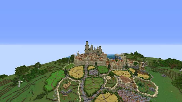 Screenshot of the Minecraft Bedrock Marketplace product Roman City created by RareLoot.