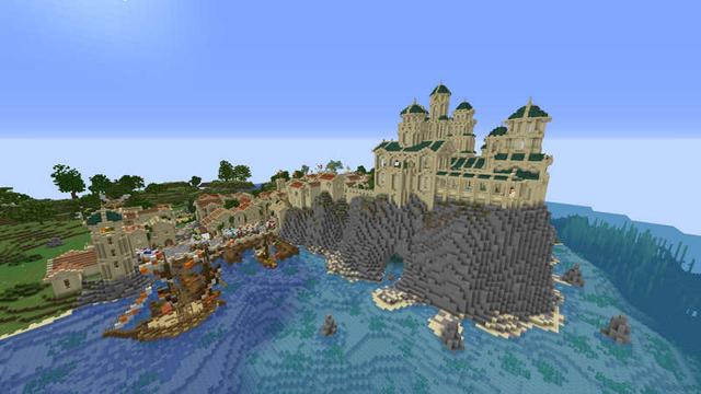 Screenshot of the Minecraft Bedrock Marketplace product Roman City created by RareLoot.