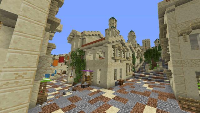 Screenshot of the Minecraft Bedrock Marketplace product Roman City created by RareLoot.