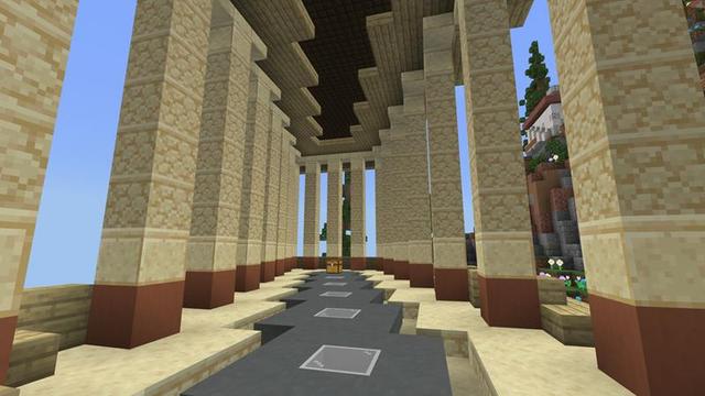 Screenshot of the Minecraft Bedrock Marketplace product Roman Skyblock created by RareLoot.