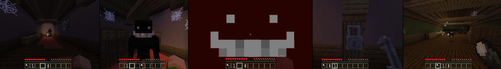 Panorama of the Minecraft Bedrock Marketplace product ROOM RUSH created by RareLoot.