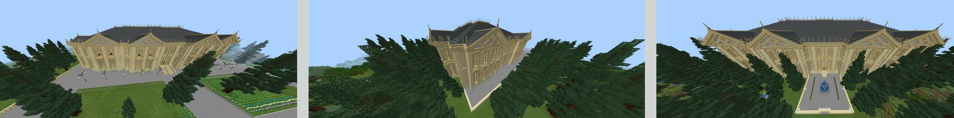 Panorama of the Minecraft Bedrock Marketplace product Royal Palace created by RareLoot.