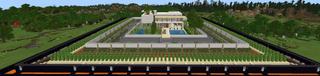 Panorama of the Minecraft Bedrock Marketplace product Safest Billionaire Mansion created by RareLoot.