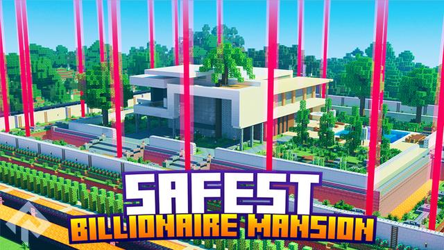 Thumbnail of the Minecraft Bedrock Marketplace product A mansão bilionária mais segura created by RareLoot.