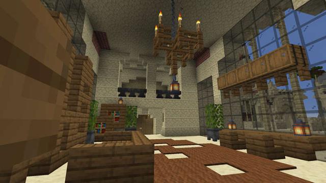 Screenshot of the Minecraft Bedrock Marketplace product Sandstone Castle created by RareLoot.