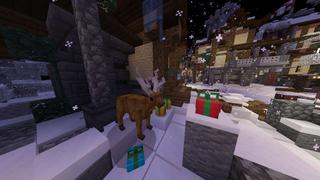Screenshot of the Minecraft Bedrock Marketplace product Santa's Village created by RareLoot.