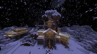 Screenshot of the Minecraft Bedrock Marketplace product Santa's Village created by RareLoot.