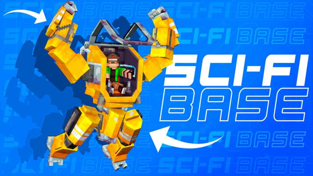 Thumbnail of the Minecraft Bedrock Marketplace product Sci-Fi-Basis created by RareLoot.