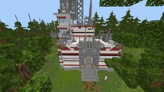 Screenshot of the Minecraft Bedrock Marketplace product Sci-Fi Bunker created by RareLoot.