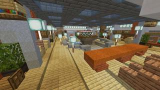 Screenshot of the Minecraft Bedrock Marketplace product Sci-Fi Bunker created by RareLoot.