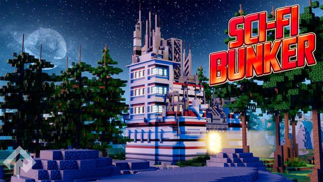 Thumbnail of the Minecraft Bedrock Marketplace product Sci-Fi Bunker created by RareLoot.
