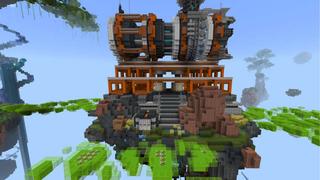 Screenshot of the Minecraft Bedrock Marketplace product Sci Fi Skyblock created by RareLoot.