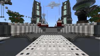 Screenshot of the Minecraft Bedrock Marketplace product Sci Fi Skyblock created by RareLoot.