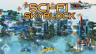 Thumbnail of the Minecraft Bedrock Marketplace product Sci Fi Skyblock created by RareLoot.