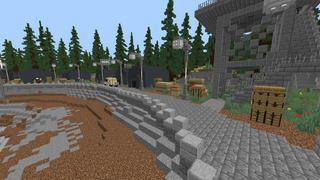 Screenshot of the Minecraft Bedrock Marketplace product SCP Crash Site created by RareLoot.
