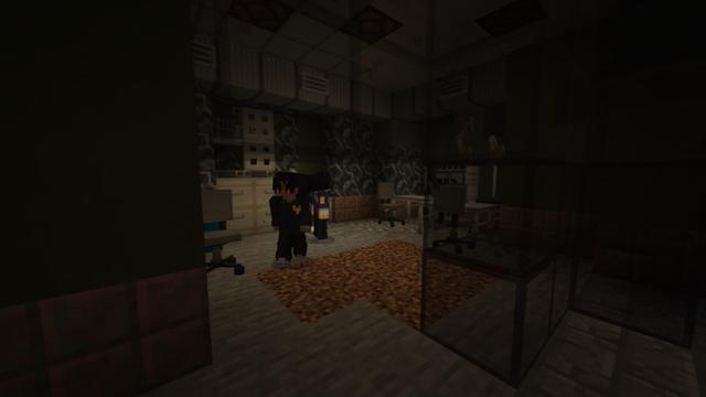 Screenshot of the Minecraft Bedrock Marketplace product SCP Escape Room created by RareLoot.