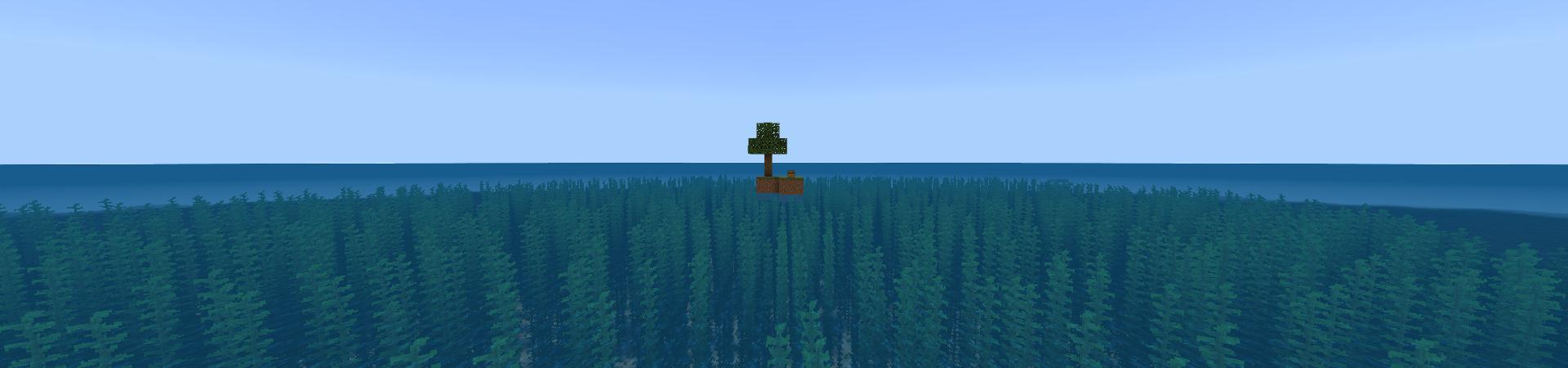 Panorama of the Minecraft Bedrock Marketplace product Seablock created by RareLoot.
