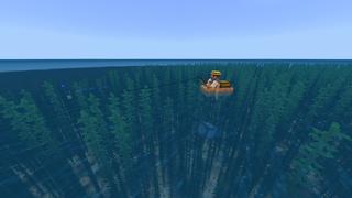 Screenshot of the Minecraft Bedrock Marketplace product Seablock created by RareLoot.