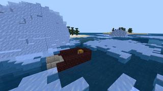 Screenshot of the Minecraft Bedrock Marketplace product Secret Iceberg Base created by RareLoot.