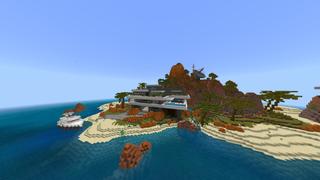 Screenshot of the Minecraft Bedrock Marketplace product Secret Villain Base created by RareLoot.