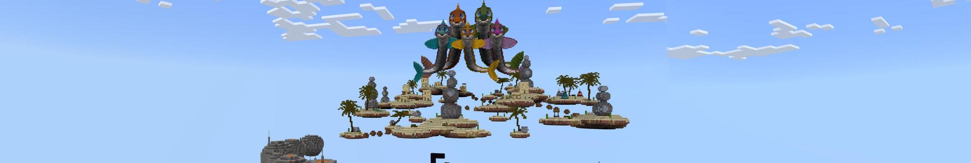 Panorama of the Minecraft Bedrock Marketplace product Sharks created by RareLoot.