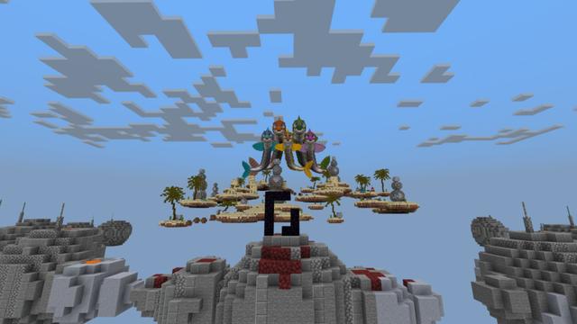 Screenshot of the Minecraft Bedrock Marketplace product Sharks created by RareLoot.