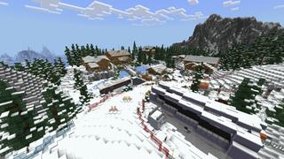 Screenshot of the Minecraft Bedrock Marketplace product Ski Resort created by RareLoot.