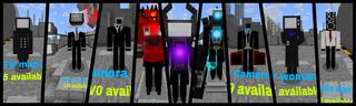 Panorama of the Minecraft Bedrock Marketplace product Skibidi Toilet created by RareLoot.