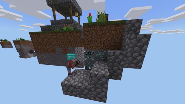 Screenshot of the Minecraft Bedrock Marketplace product Skyblock Chunks created by RareLoot.