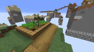 Screenshot of the Minecraft Bedrock Marketplace product Skyblock Fragments created by RareLoot.