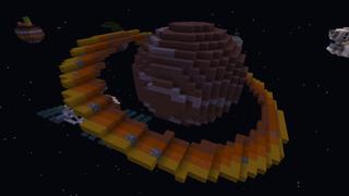 Screenshot of the Minecraft Bedrock Marketplace product Skyblock Space Exploration created by RareLoot.