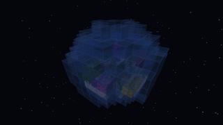 Screenshot of the Minecraft Bedrock Marketplace product Skyblock Space Exploration created by RareLoot.