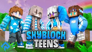 Thumbnail of the Minecraft Bedrock Marketplace product Skyblock Teens created by RareLoot.