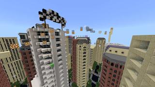 Screenshot of the Minecraft Bedrock Marketplace product Skycity - Parkour created by RareLoot.
