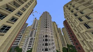 Screenshot of the Minecraft Bedrock Marketplace product Skycity - Parkour created by RareLoot.