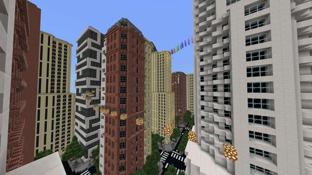 Screenshot of the Minecraft Bedrock Marketplace product Skycity - Parkour created by RareLoot.