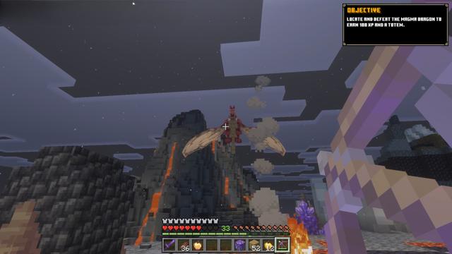 Screenshot of the Minecraft Bedrock Marketplace product Skycube created by RareLoot.