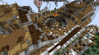 Screenshot of the Minecraft Bedrock Marketplace product Skyship Expedition created by RareLoot.