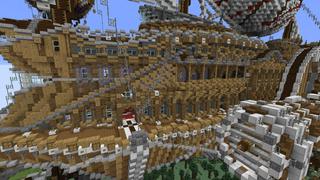 Screenshot of the Minecraft Bedrock Marketplace product Skyship Expedition created by RareLoot.