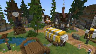 Screenshot of the Minecraft Bedrock Marketplace product Skywars Deluxe created by RareLoot.