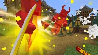 Screenshot of the Minecraft Bedrock Marketplace product Slash Blade created by RareLoot.