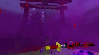 Screenshot of the Minecraft Bedrock Marketplace product Slash Blade created by RareLoot.