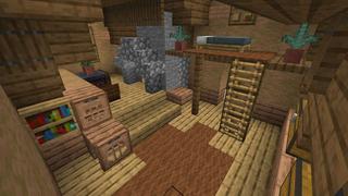 Screenshot of the Minecraft Bedrock Marketplace product Snow Village created by RareLoot.