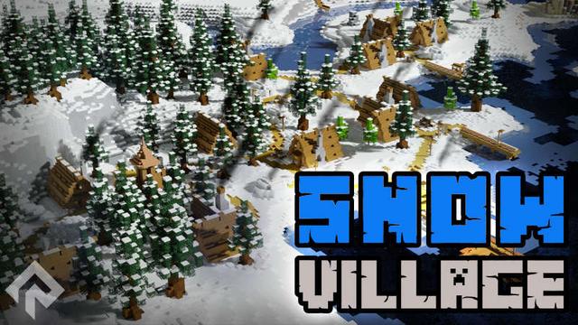 Thumbnail of the Minecraft Bedrock Marketplace product Snow Village created by RareLoot.