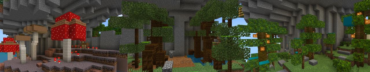 Panorama of the Minecraft Bedrock Marketplace product Spiral Parkour created by RareLoot.