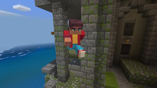 Screenshot of the Minecraft Bedrock Marketplace product Spiral Parkour created by RareLoot.