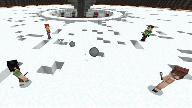 Screenshot of the Minecraft Bedrock Marketplace product Spleef created by RareLoot.