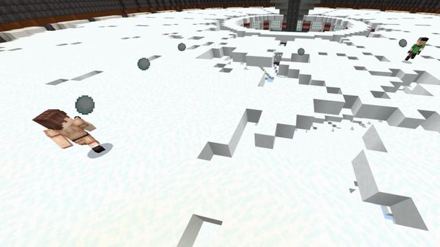 Screenshot of the Minecraft Bedrock Marketplace product Spleef created by RareLoot.